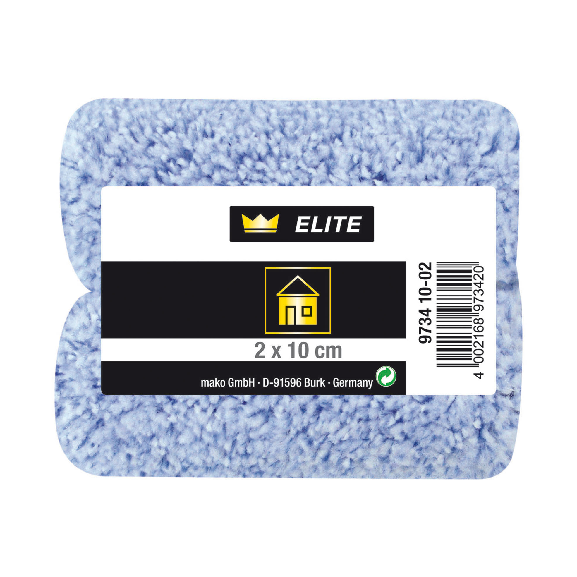 Roller refill blue-tex ELITE 10 cm, 10 cm, textured microfibre, 2 pieces